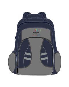 MPS SCHOOL BAG NAVY/GREY