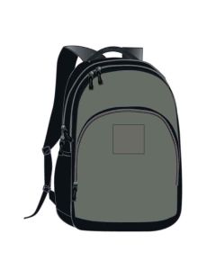 SCHOOL BAG 18 INCH GREY