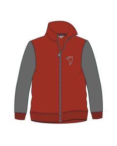 GLS KG-GR12 UX JACKET DEEP RED/GREY